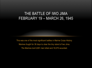 The Battle Of Iwo Jima 1945 | David E. Ramirez